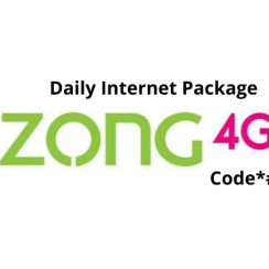 Zong Daily Internet Package Code 2023