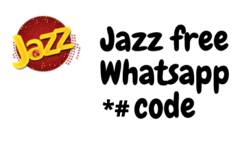Jazz Free WhatsApp Code Without Balance 2023