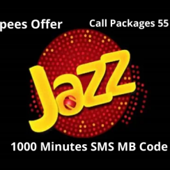 Jazz Call Packages 55 Rupees Monthly Call Package 1000 Minutes