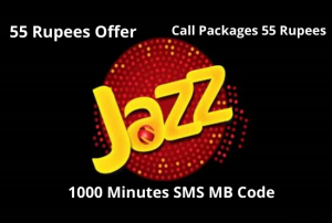 Jazz Call Packages 55 Rupees 