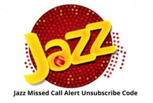 Jazz Missed Call Alert Unsubscribe Code 