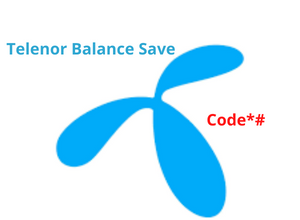 telenor balance save code when data is in pakistan