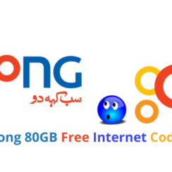 Zong 80GB Free Internet Code 2023