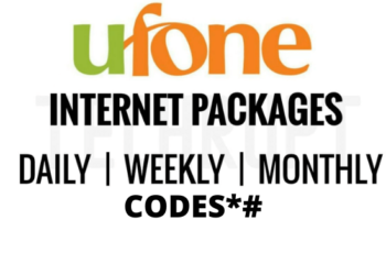 Ufone Monthly Internet Package 2023