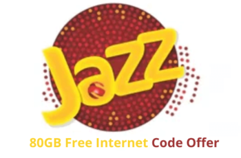 Jazz 80GB Free Internet Code Offer 2023