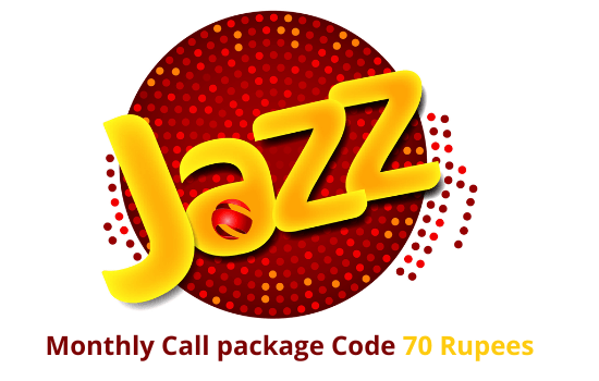 jazz monthly call pkg in 70 rupees
