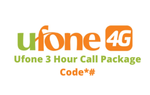 Ufone 3 Hour Call Package