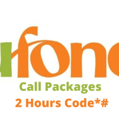 Ufone Call Packages 2 Hours Code 2022