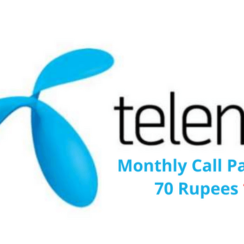 Telenor Monthly Call Package 70 Rupees Code 2023
