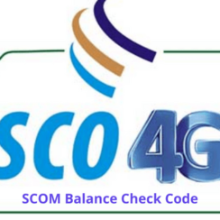 SCOM Balance Check Code 2023