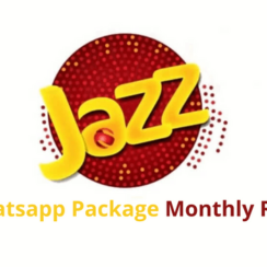 Jazz Whatsapp Package Monthly Rs 60 Code 2023