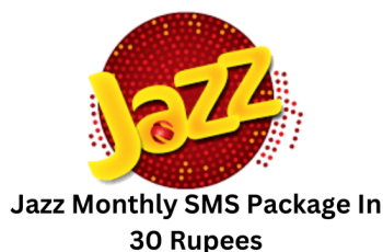 Jazz Monthly SMS Package In 30 Rupees Code 2023