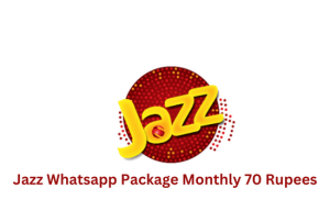 Jazz Whatsapp Package Monthly 70 Rupees
