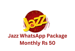 Jazz WhatsApp Package Monthly Rs 50
