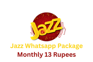 Jazz Whatsapp Package Monthly in 13 Rupees