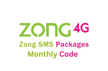 Zong SMS Pkg Monthly Code 2023