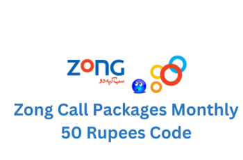 Zong Call Packages Monthly 50 Rupees Code 2023