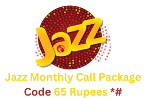 Jazz Monthly Call Package Code 65 Rupees