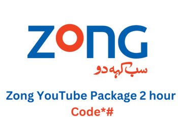Zong YouTube Package 2 hour Code 2023