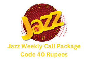 Jazz Weekly Call Package Code 40 Rupees