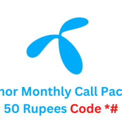 Telenor Monthly Call Package 50 Rupees Code 2023