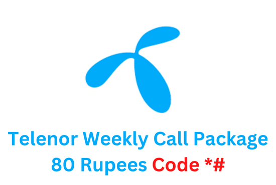 telenor weekly call package 80 rupees code free