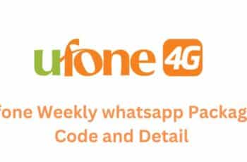 ufone whatsapp packages weekly codes 2023