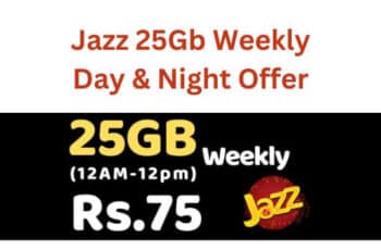 Jazz 25GB Weekly Internet Day & Night Package 2023
