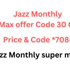 Jazz monthly super max 35 Gb Code 2023